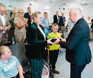 Rodzina Tymka Kalaty wymieniła się prezentami z prezydentem i radnymi