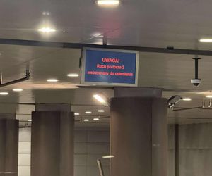 Utrudnienia w metrze w Warszawie (3.07.2025)