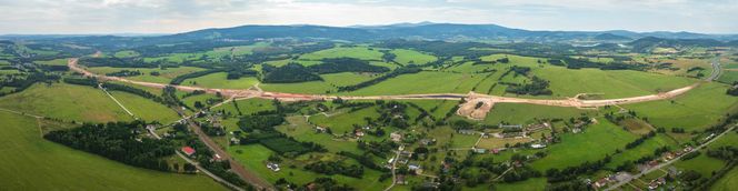 Autostrada D11 w Czechach - zdjęcia z budowy - sierpień 2025