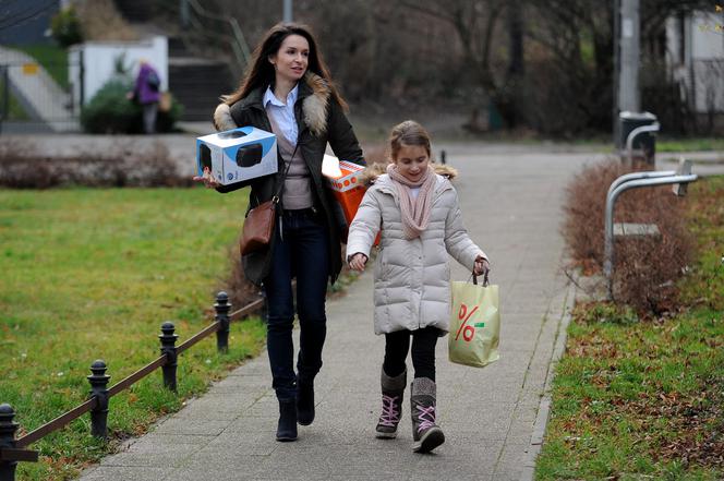 Marta Kaczyńska na świątecznych zakupach