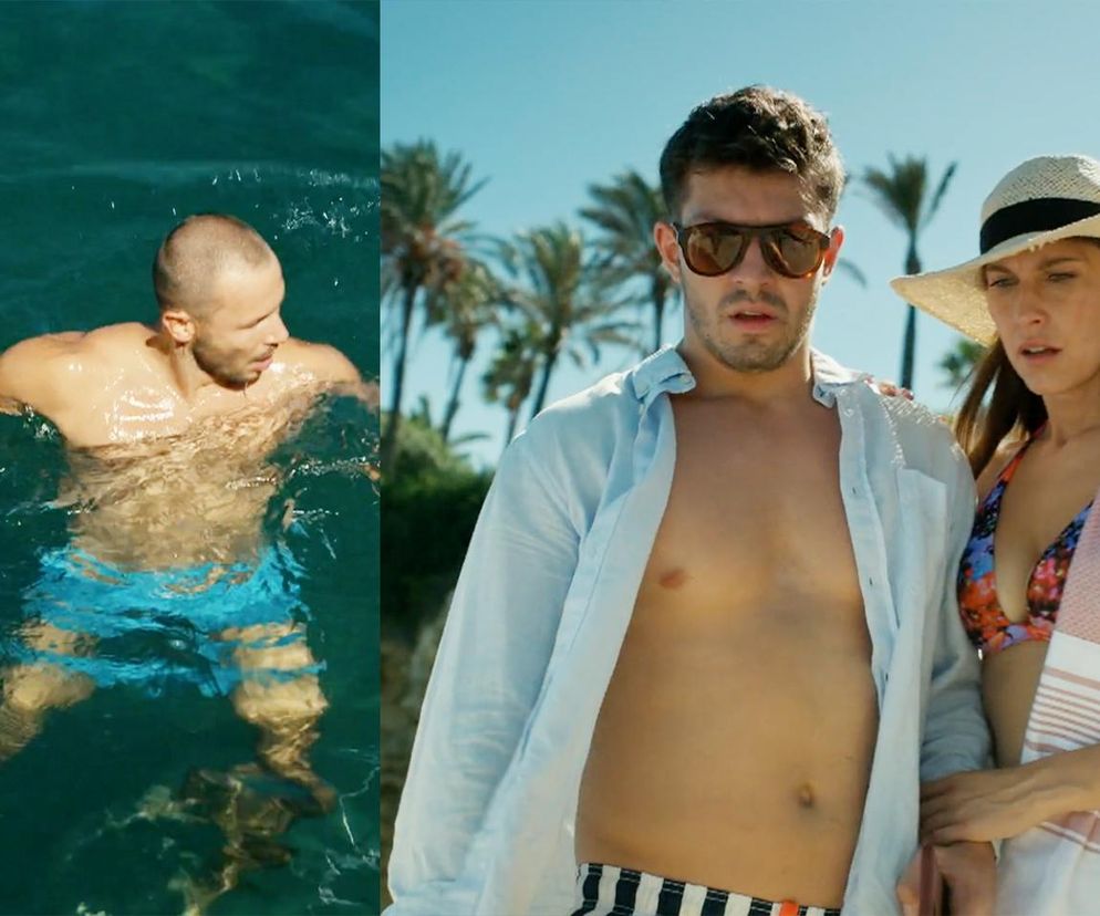 Barwy szczęścia, odcinek 3143: Franek (Mateusz Banasiuk), Regina (Kamila Kamińska), Justin (Jasper Sołtysiewicz) 