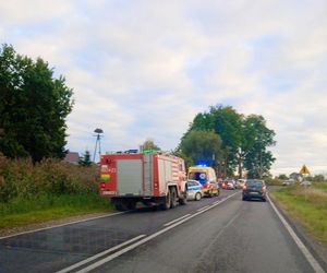 Woźniki: Auto wypadło z drogi, za kierownicą siedział pijany Ukrainiec