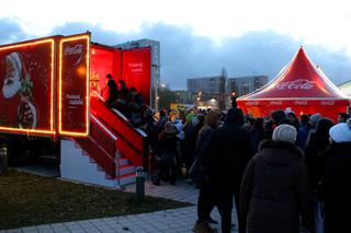 Ciężarówka Coca-Coli w Szczecinie