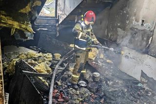 Pożar w Tychach. W budynku znajduje się żłobek i hotel. Trwa akcja strażaków