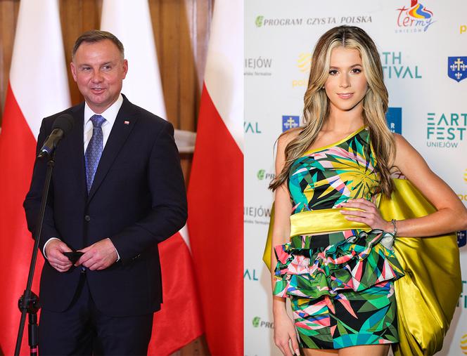 Andrzej Duda lajkuje Roksanę Węgiel