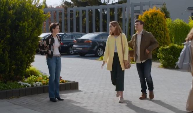 Na dobre i na złe po wakacjach 2022. Blanka (Pola Gonciarz), Joanna Gawryło (Monika Kaleńska), Krzysztof Radwan (Mateusz Damięcki)
