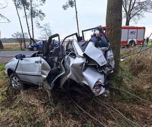 Wypadek trzech aut koło Annopola