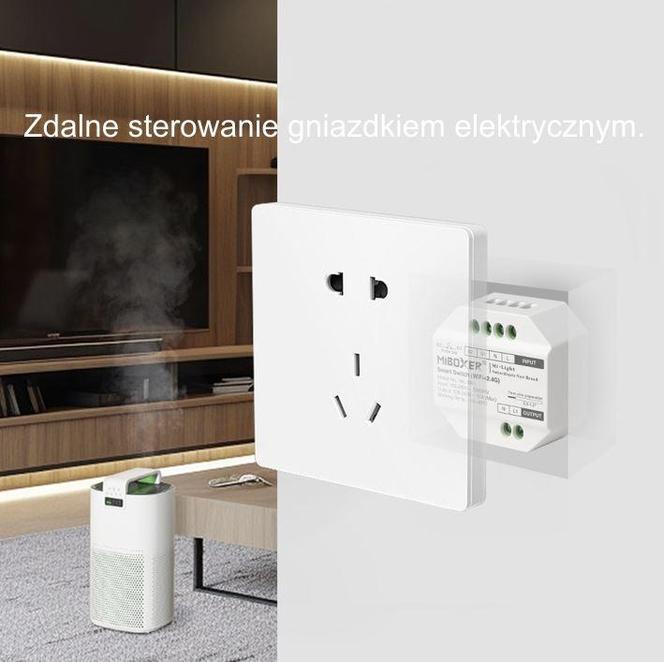 Sterownik włącznik bezprzewodowy smart AC 230V 10A MiBoxer WL-SW1, MiBoxer