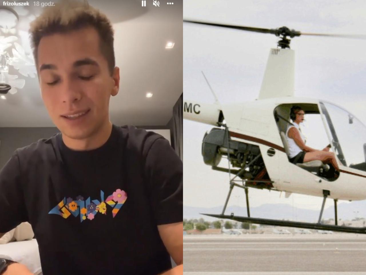 Friz zdał pierwszy egzamin na kursie PILOTA ŚMIGŁOWCA! Zdradził swój słaby punkt