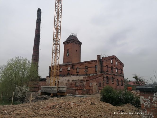 Modernizacja Gorzelni w Kochcicach. Widok z zewnątrz przed modernizacją