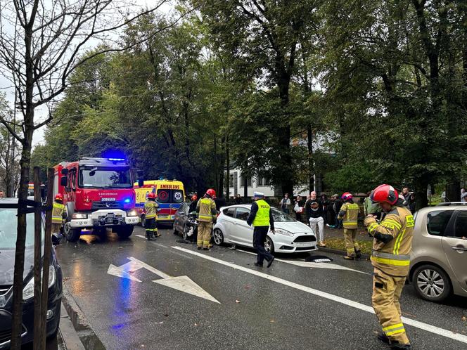 Wypadek na ul. Jagiellońskiej 