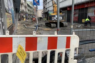 Remont ulicy Targowej w Sosnowcu zaskoczył właścicieli sklepów