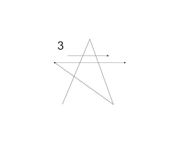 jak narysować gwiazde - krok 3