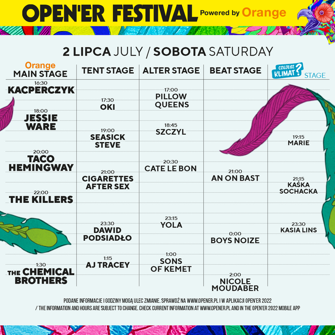 Open'er Festival 2022 - dzień 4