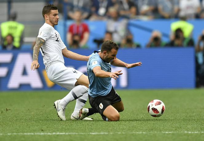 MŚ Rosja 2018. Ćwierćfinał: Urugwaj-Francja: Lucas Hernandez i Cristhian Stuani