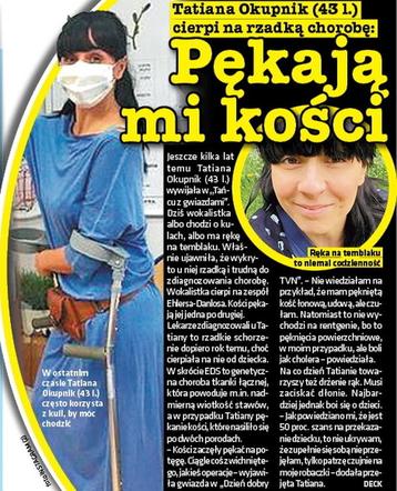 Tatiana Okupnik: To zrobiła ze mną choroba
