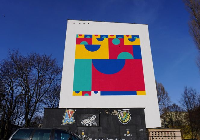 Nowy mural na bloku przy ul. Hutniczej na Tatarach w Lublinie