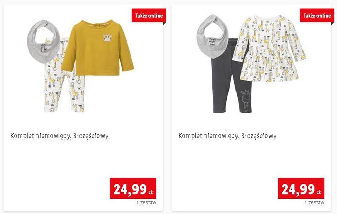 Komplet niemowlęcy 3 częściowy 24,99 zł