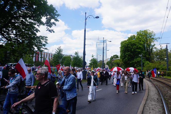"Wielki Marsz Patriotów" Rafała Trzaskowskiego w Warszawie 25.05.2025
