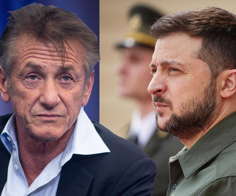 Sean Penn znów w Ukrainie. Przeprowadził z Zełenskim szczerą rozmowę. Zrobi to!