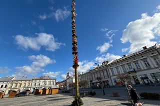 Palma wielkanocna na Rynku w Nowym Sączu