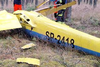W okolicy Borska spadł szybowiec. Pilot zginął na miejscu