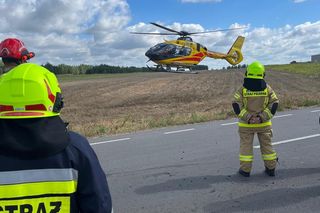 śmigłowiec lpr i straż pożarna
