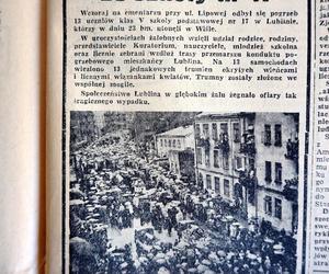 W Lublinie pochowano 13 dzieci, które utonęły podczas szkolnej wycieczki. Teraz groby wymagają pilnego remontu