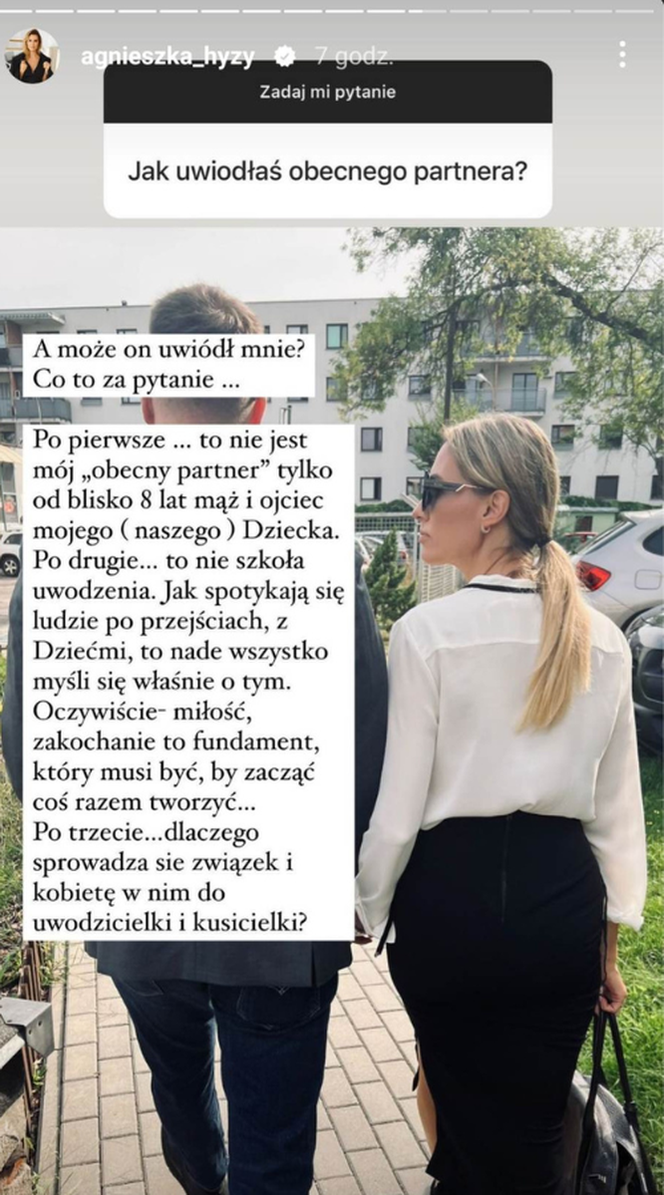 Agnieszka Hyży instastories