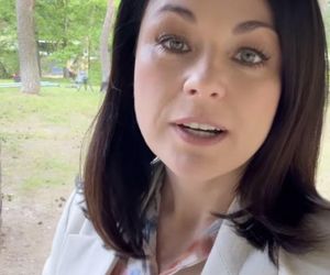 M jak miłość. Kinga (Katarzyna Cichopek) na planie