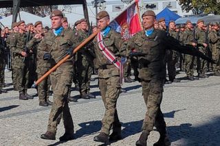 Przysięga żołnierzy WOT w Tarnowskich Górach