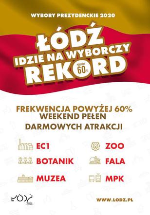Będzie rekord frekwencyjny podczas głosowania w Łodzi to miasto podziekuje za obywatelska postawę!