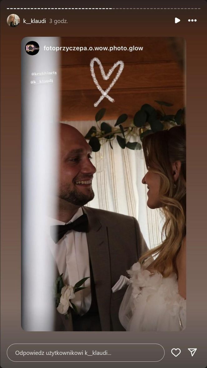 Tak wyglądał ślub Klaudii i Valentyna
