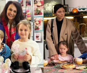 M jak miłość. Babcia Aleksandra zastąpi Szymkowi i Mai matkę po odejściu Izy od Marcina - ZDJĘCIA, WIDEO