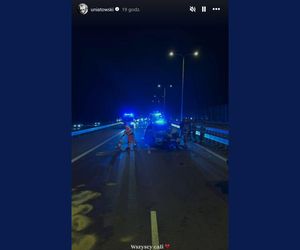 Odwołany koncert i rozbite samochody. Sławek Uniatowski brał udział w drogowym karambolu