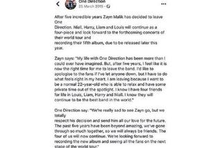 Dokładnie 4 lata temu Zayn Malik odszedł z One Direction! Fani: To takie smutne
