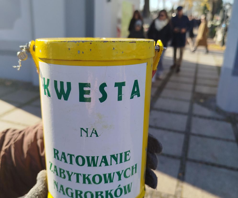 Tłumy na cmentarzu przy ul. Limanowskiego. Na nekropolii trwa kwesta 