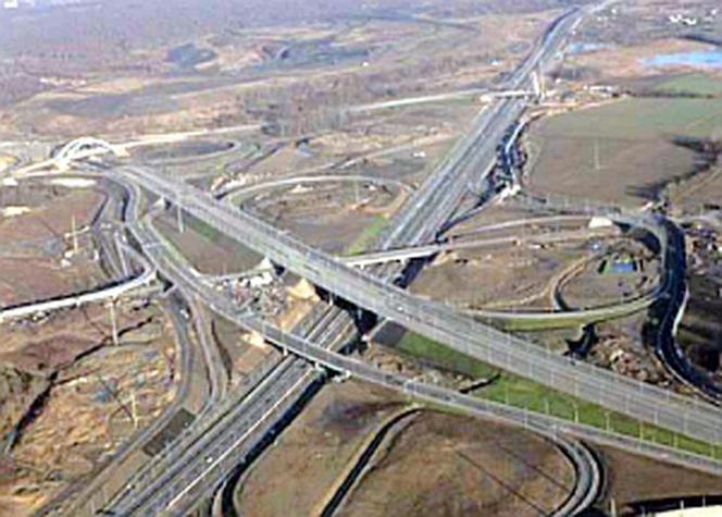 Trwa budowa autostrady A1 na odcinku Pyrzowice – Sośnica w województwie śląskim 