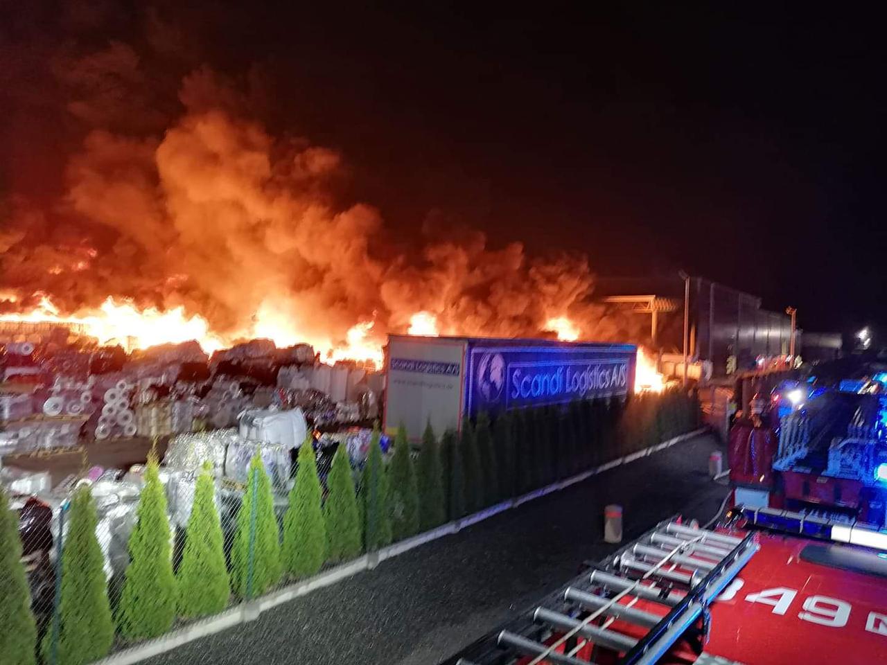 Pożar w Gronowie Górnym. Ruch pociągów na trasie Elbląg - Bogaczewo całkowicie przywrócony