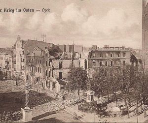 Ełk na zdjęciach z I wojny światowej. Miasto było całkowicie zniszczone