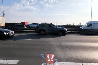 21.03.2025 - wypadek na autostradzie A4 pod Wrocławiem