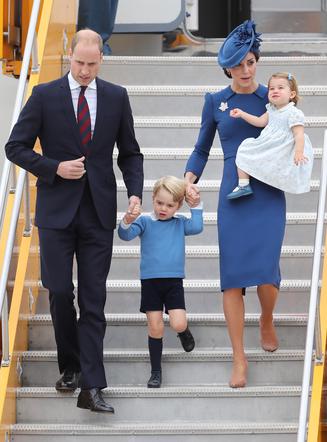 Książę William, Księżna Kate, Książę George, Księżniczka Charlotte