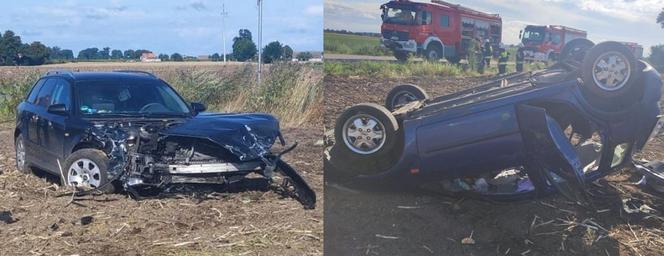 Śmiertelny wypadek pod Inowrocławiem! 40-latka nie żyje. Zawinił kierowca audi?