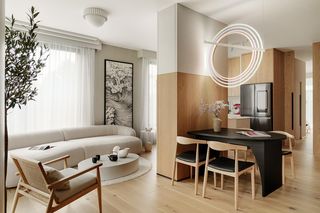 Światło, drewno i cisza - gdy wnętrze staje się azylem. Apartament Japandi autorstwa Jana Sikory