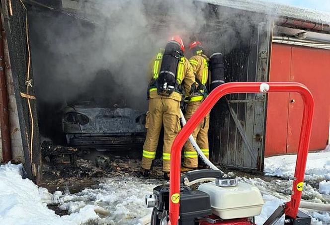 Tragiczny pożar w Jaworznie. W garażu zginął mężczyzna