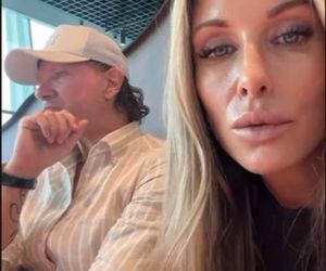 Rozenek-Majdan wyskoczyła z samolotu! Armagedon na lotnisku, dzieci wyproszone!