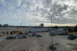 Tymczasowy dworzec kontenerowy Łódź Kaliska