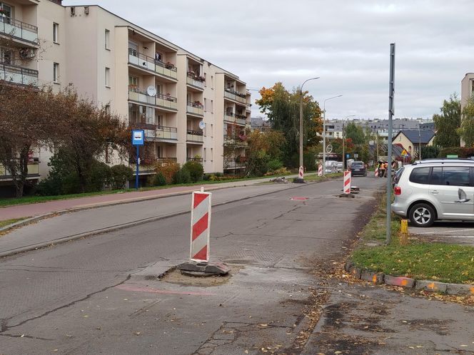 Trwa remont nawierzchni ulic Romanówka i Unitów Podlaskich w Siedlcach