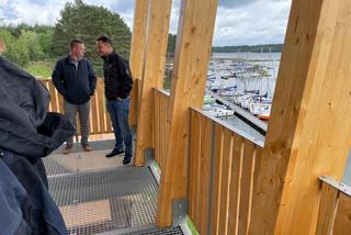 Nowa wieża widokowa w Krzyżach. Z panoramą jeziora Nidzickiego [ZDJĘCIA]