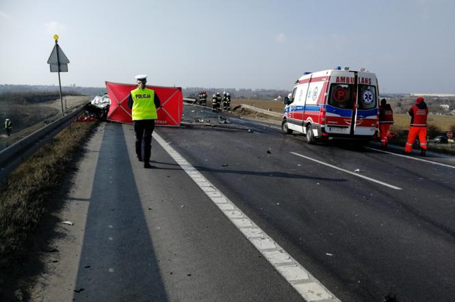 Tragiczny wypadek na obwodnicy Świecia. Ciężarówka spadła z wiaduktu i stanęła w płomieniach. Jedna osoba nie żyje! [ZDJĘCIA]